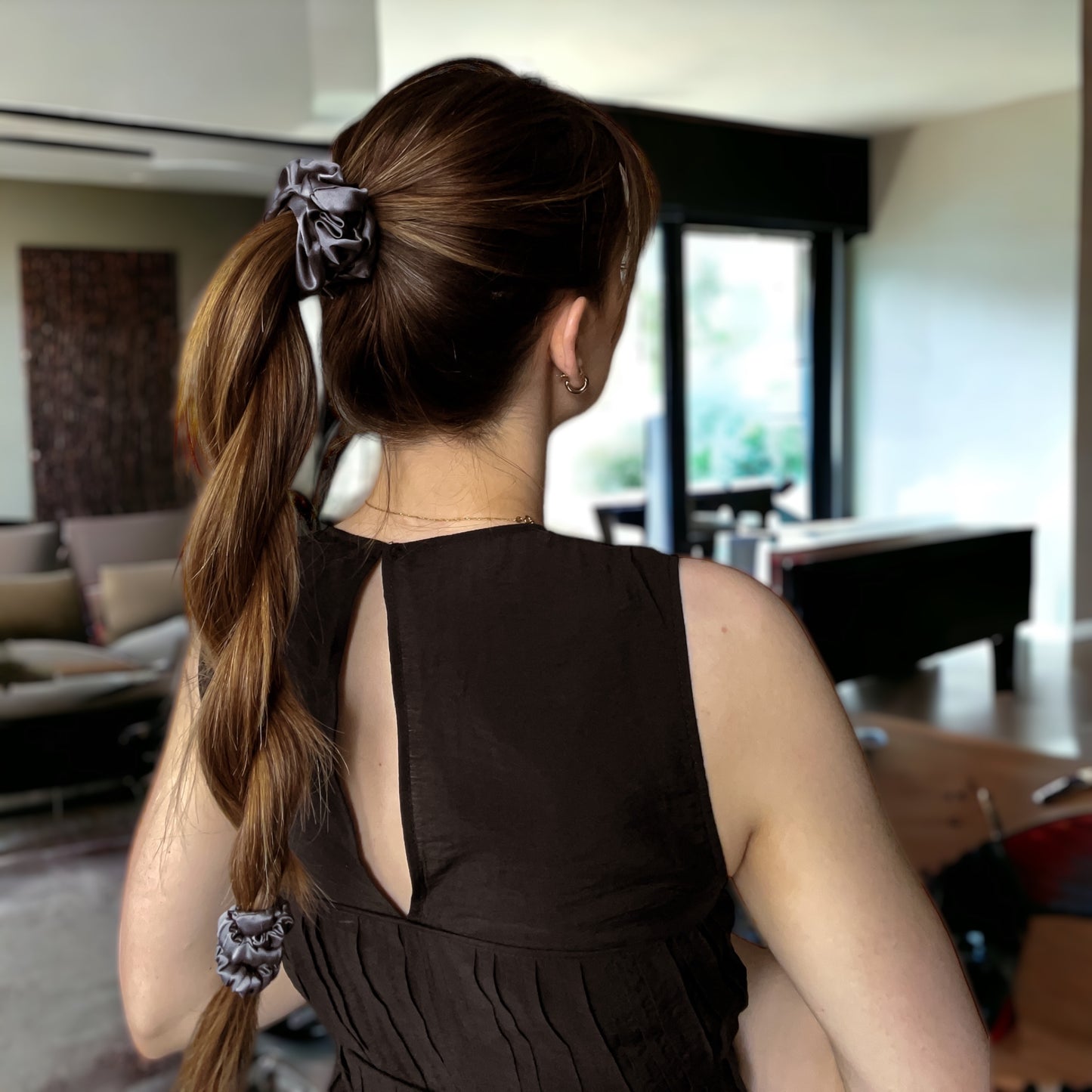 Silk Hair Scrunchies Collection