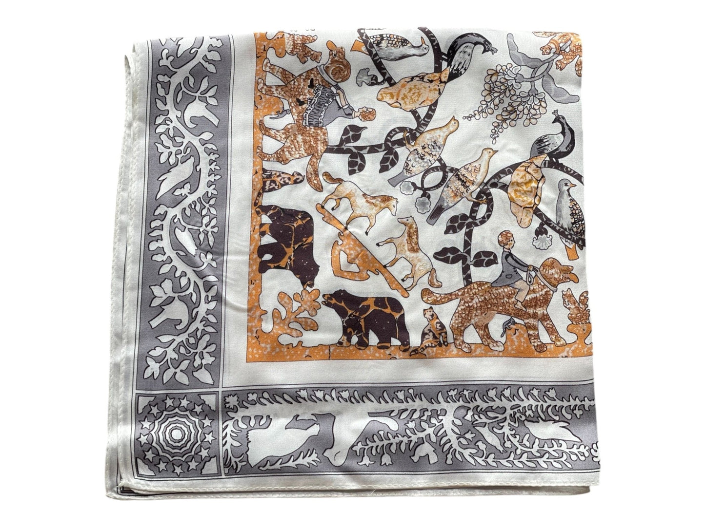 printed silk scarf in various prints, vintage scarves by dimo