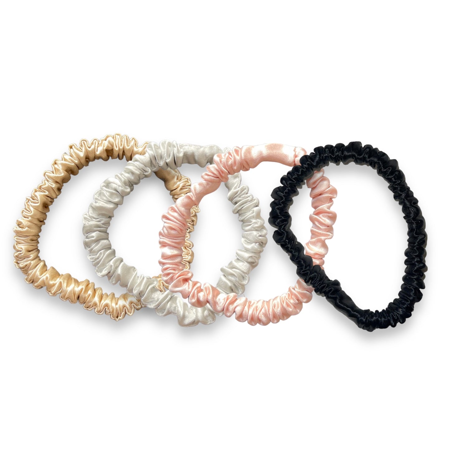Skinny Silk Scrunchie set 4
