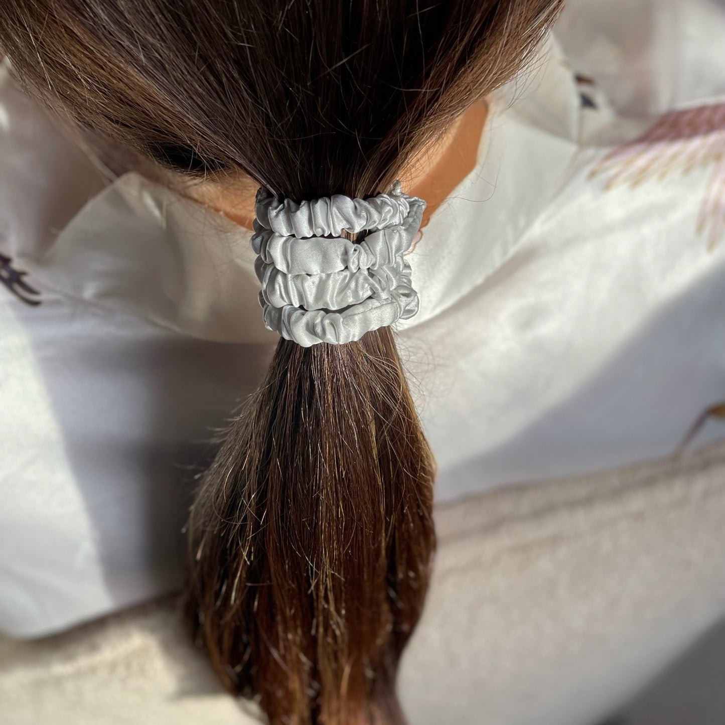 Skinny Silk Scrunchie set 4
