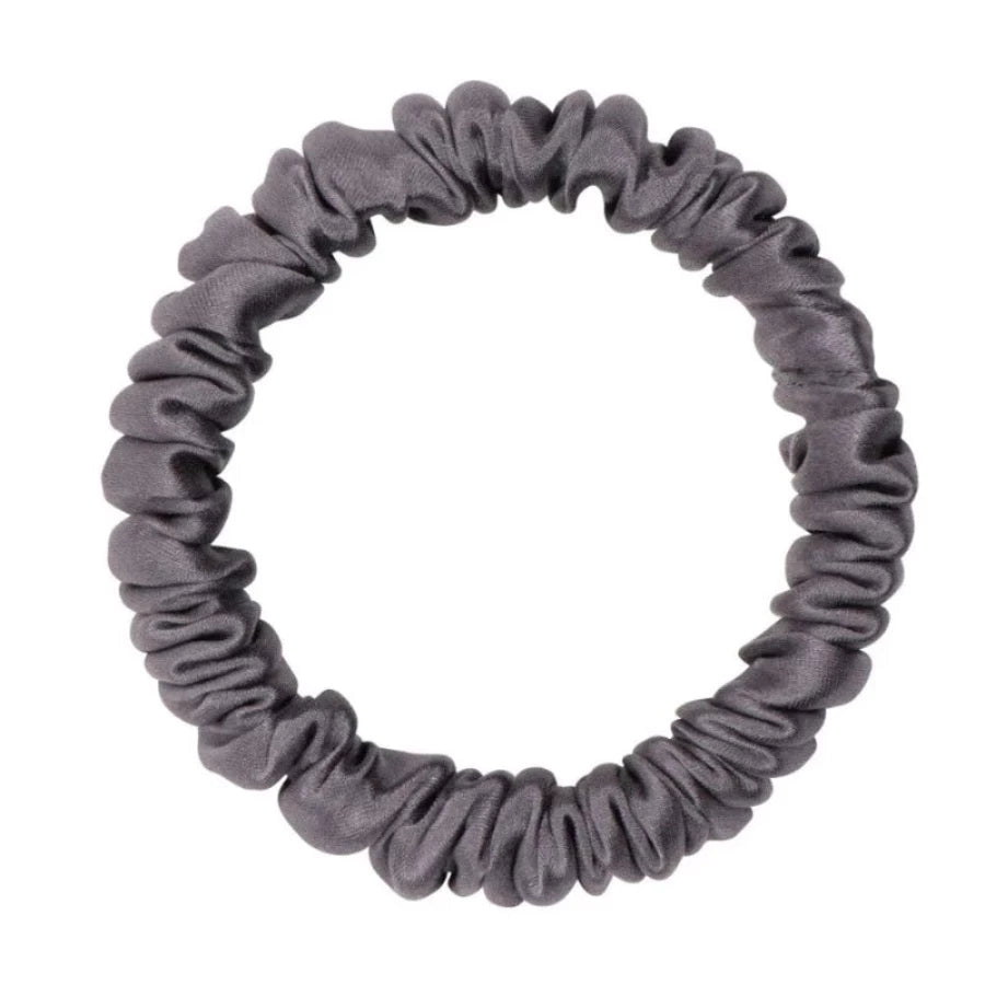 skinny silk scrunchie