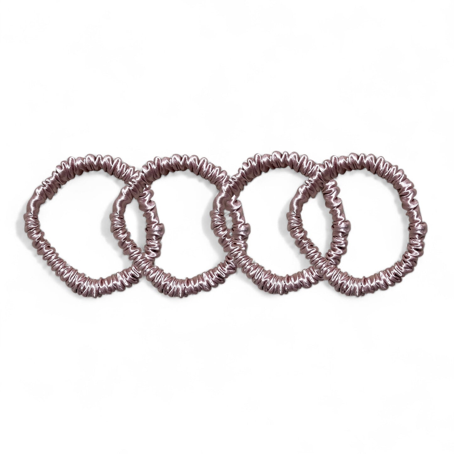 skinny silk scrunchie