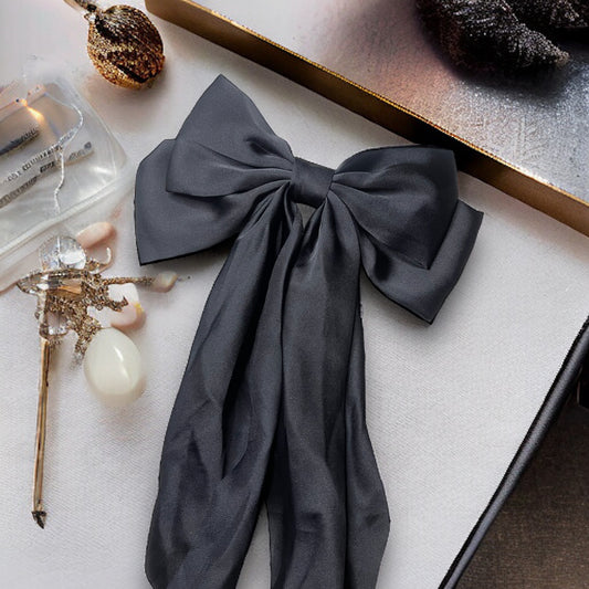 Silky Satin Hair Bow