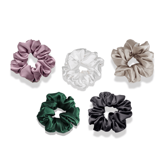 Silk Hair Scrunchies - Various Colours - Dimo