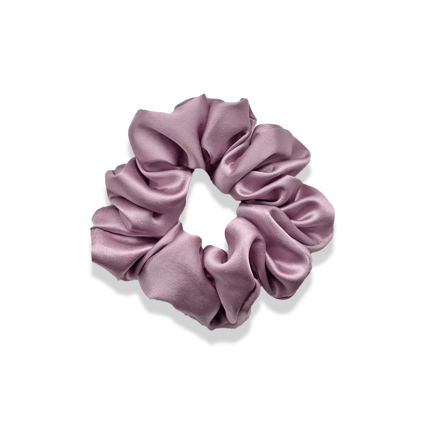 pink scrunchie for smooth hair experience 